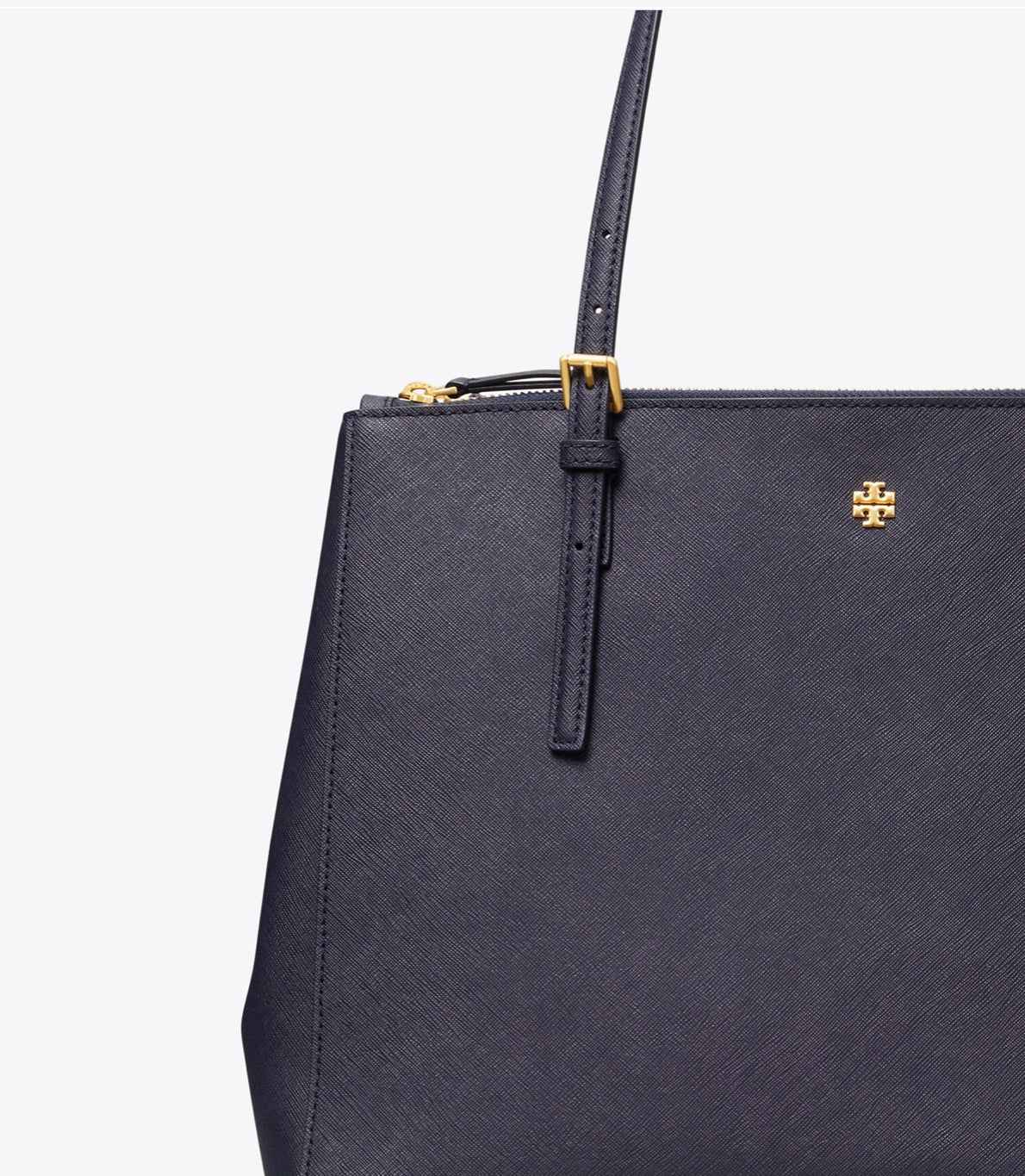 LEATHER DOUBLE ZIP TOTE