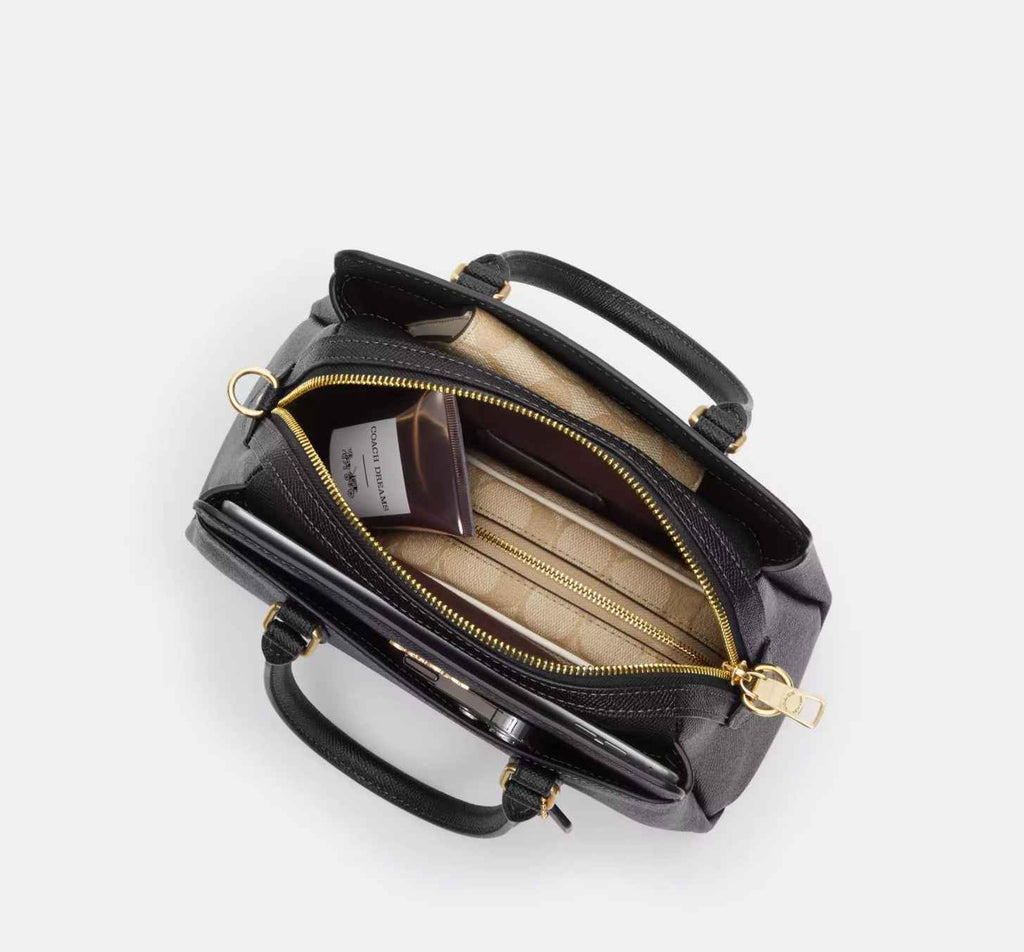 Mini Darcie Carryall Bag In Colorblock Signature Canvas