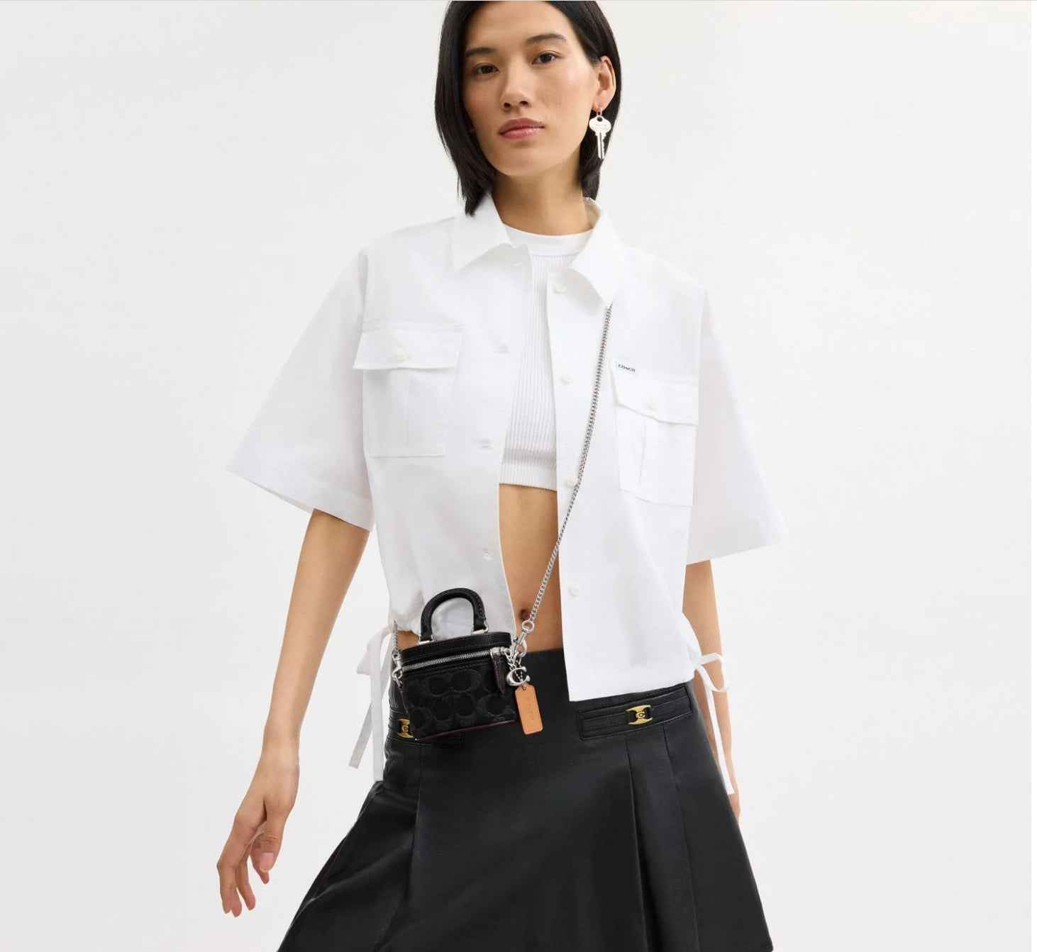 Trail Crossbody 12 In Signature Denim