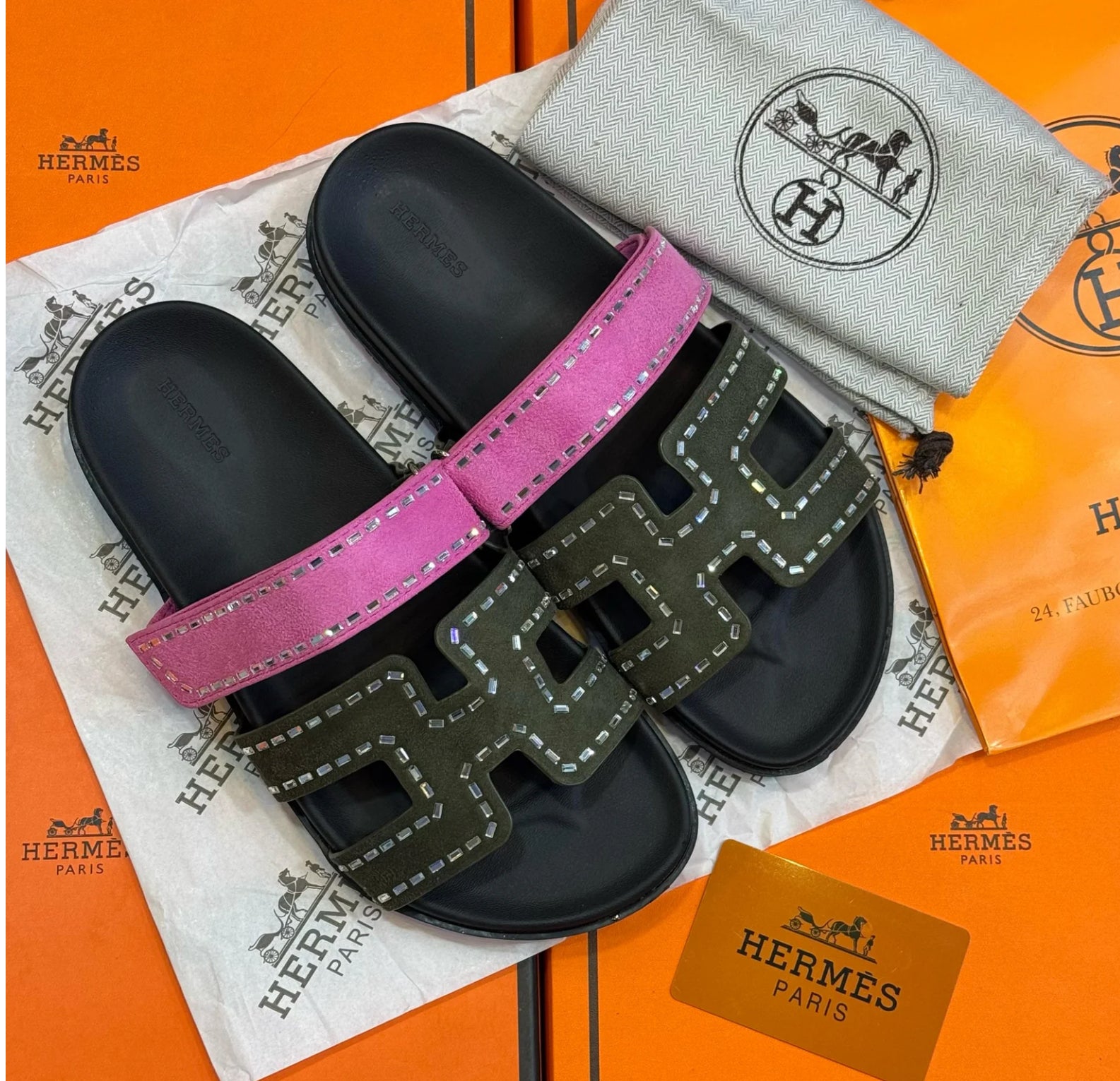 Hermès Chypre sandals