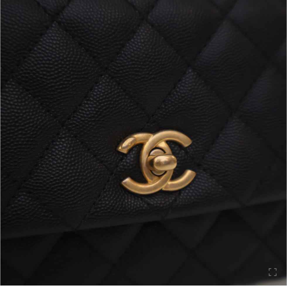 Chanel Small Caviar Coco Handle Bag - WOW BOUTIQUE