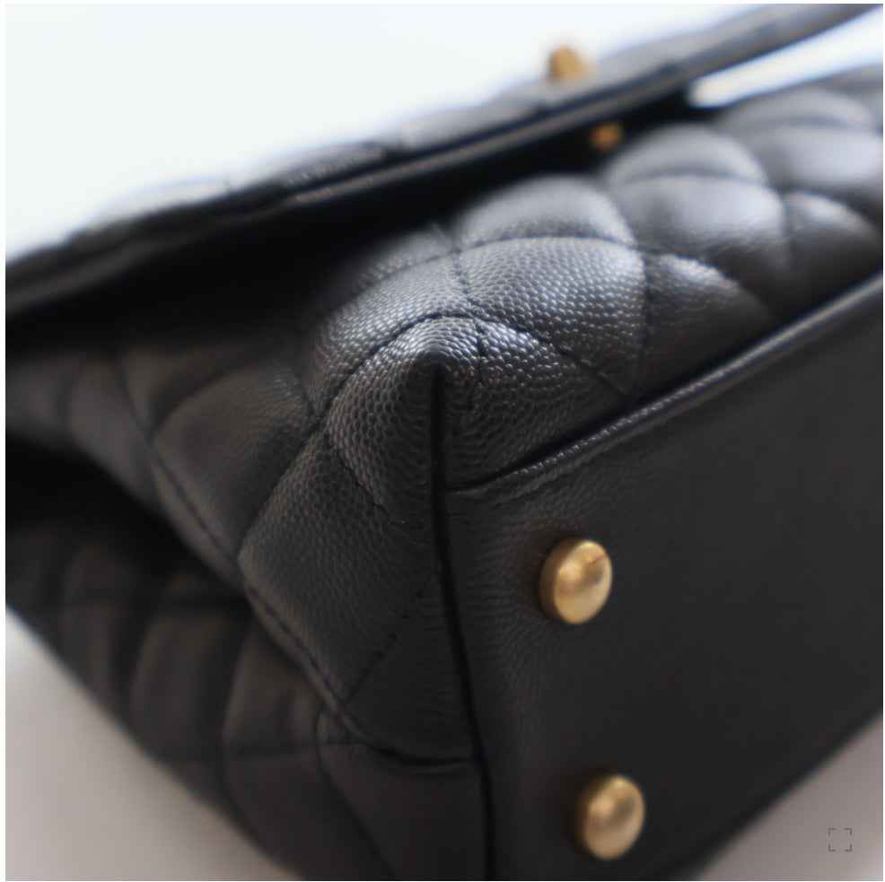 Chanel Small Caviar Coco Handle Bag - WOW BOUTIQUE