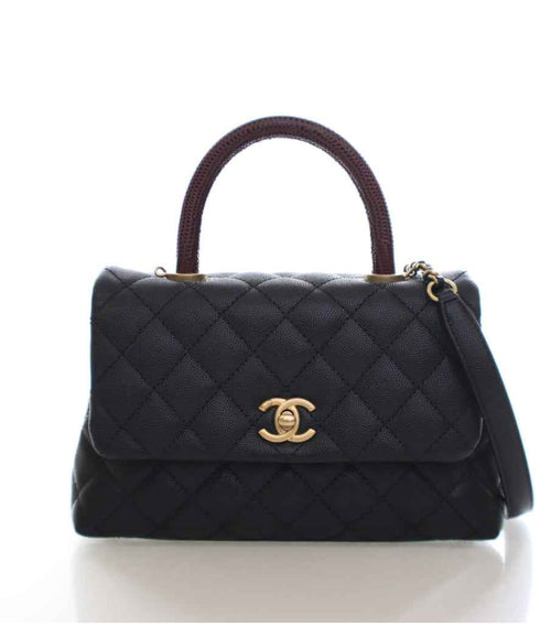 Chanel Small Caviar Coco Handle Bag - WOW BOUTIQUE