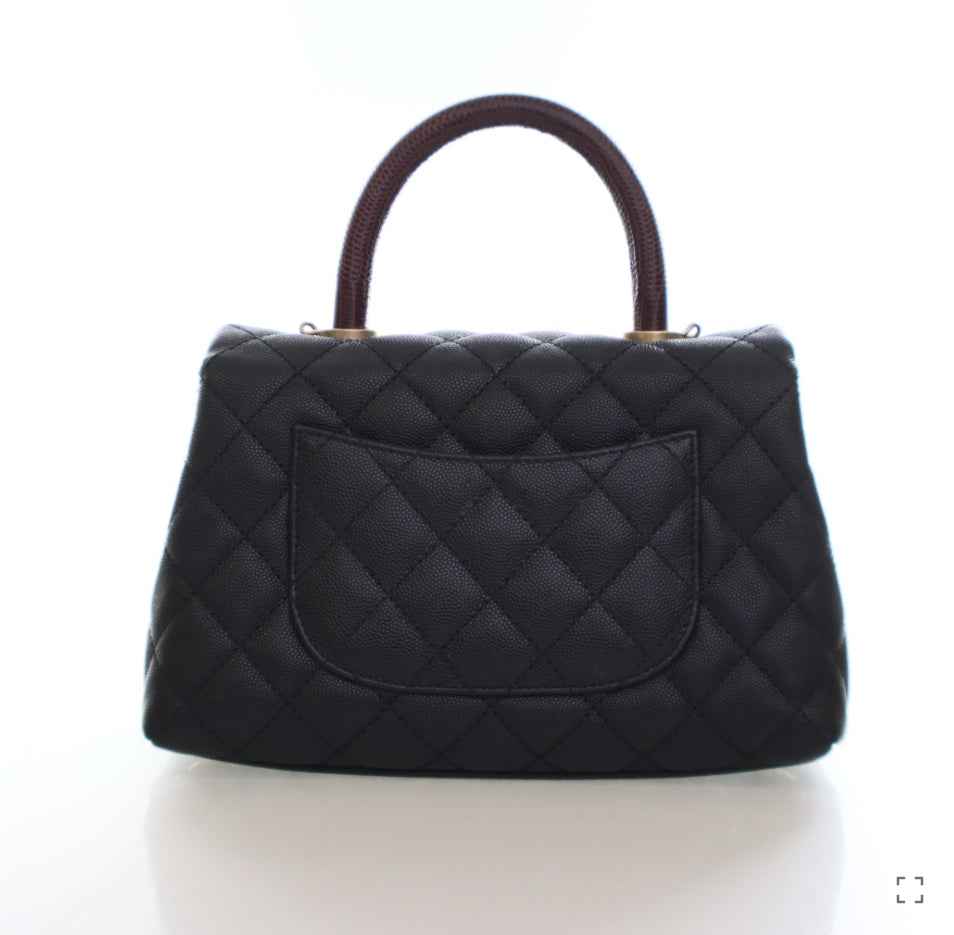 Chanel Small Caviar Coco Handle Bag - WOW BOUTIQUE