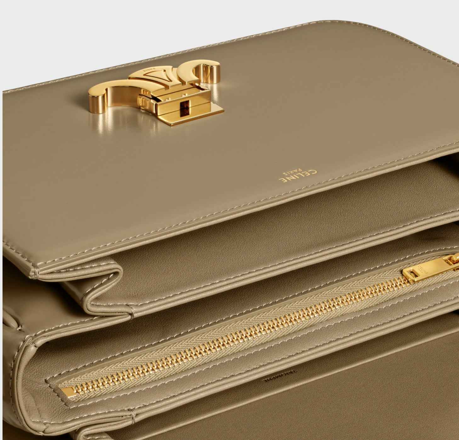 CLASSIQUE TRIOMPHE BAG IN SHINY CALFSKIN - WOW BOUTIQUE