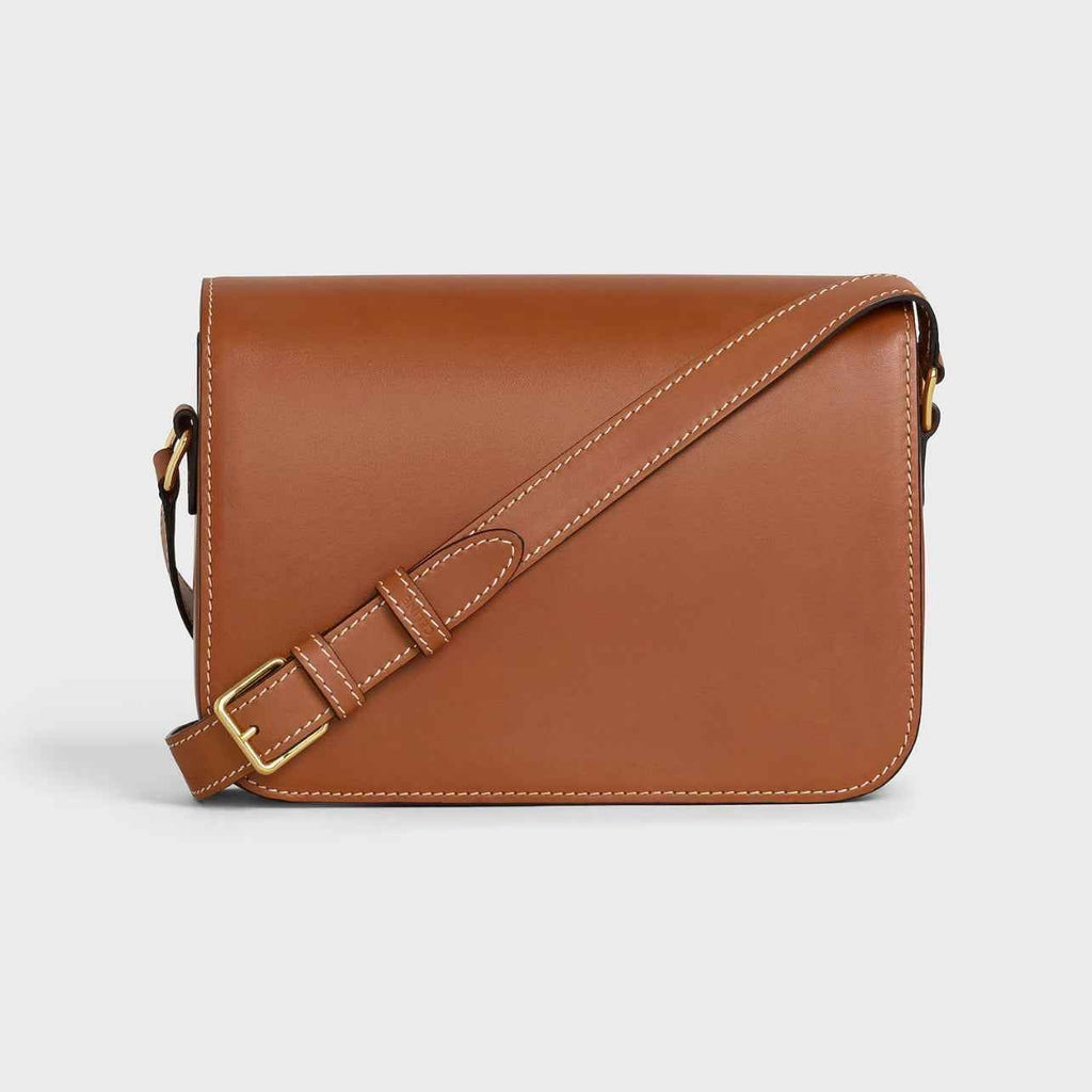 CLASSIQUE TRIOMPHE BAG IN SHINY CALFSKIN - WOW BOUTIQUE