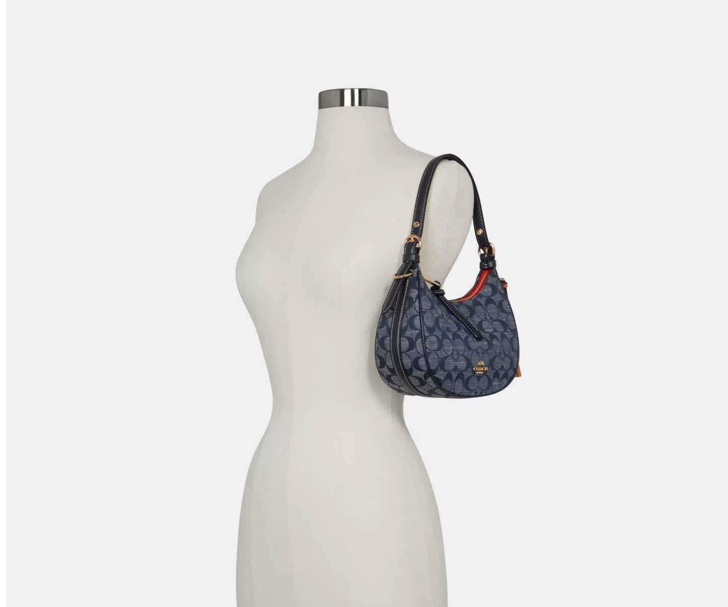 Kleo Hobo In Signature Chambray - WOW BOUTIQUE