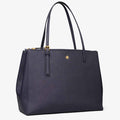 LEATHER DOUBLE ZIP TOTE - WOW BOUTIQUE