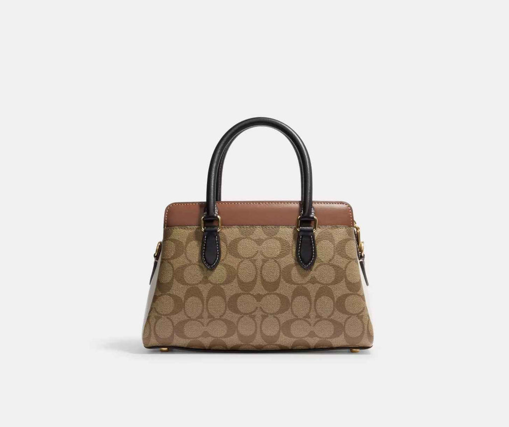 Mini Darcie Carryall Bag In Colorblock Signature Canvas - WOW BOUTIQUE