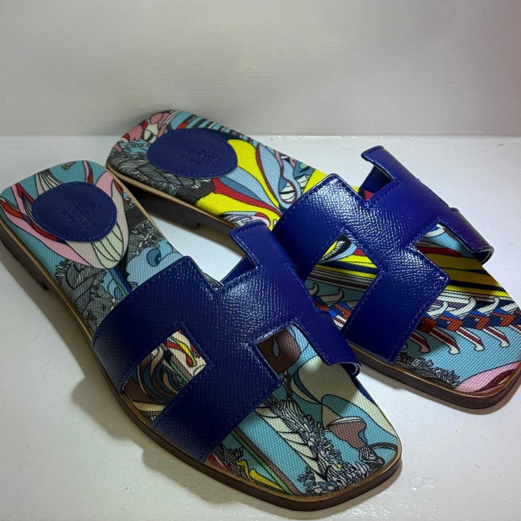 صندل هيرمز ملون - WOW BOUTIQUE
