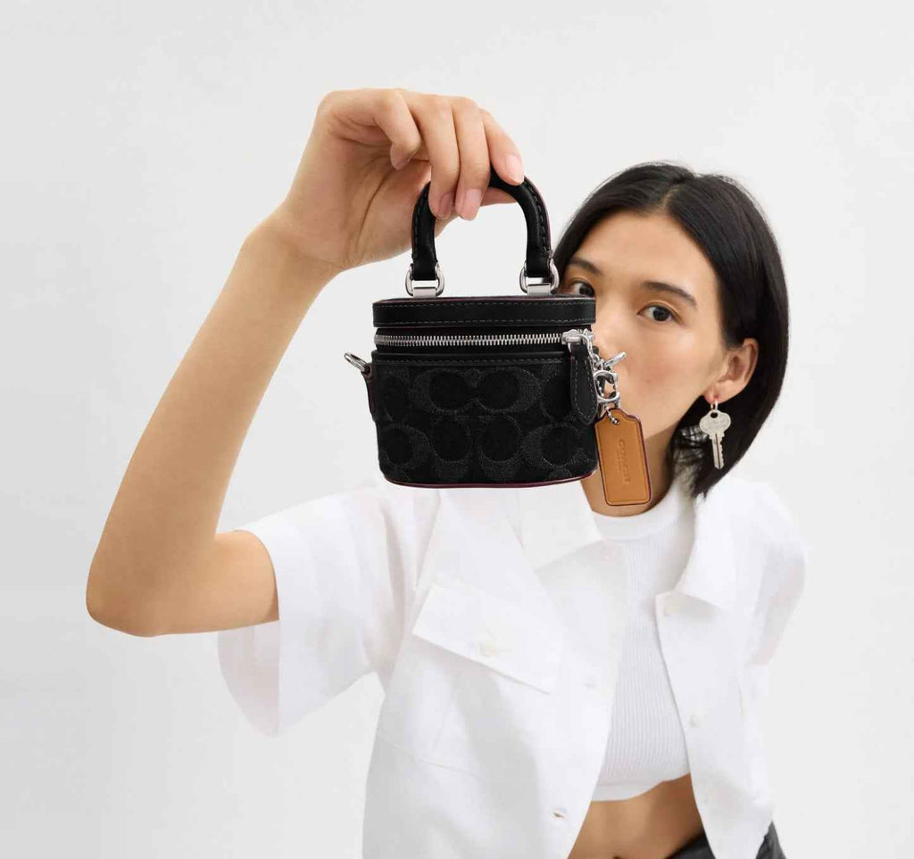 Trail Crossbody 12 In Signature Denim - WOW BOUTIQUE