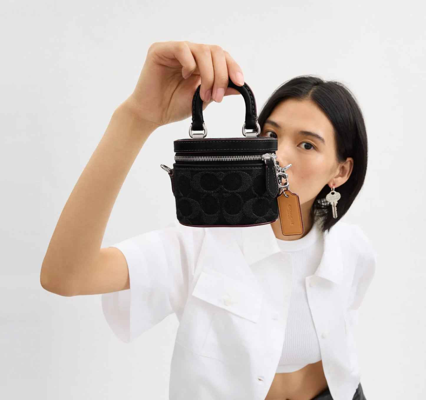 Trail Crossbody 12 In Signature Denim - WOW BOUTIQUE